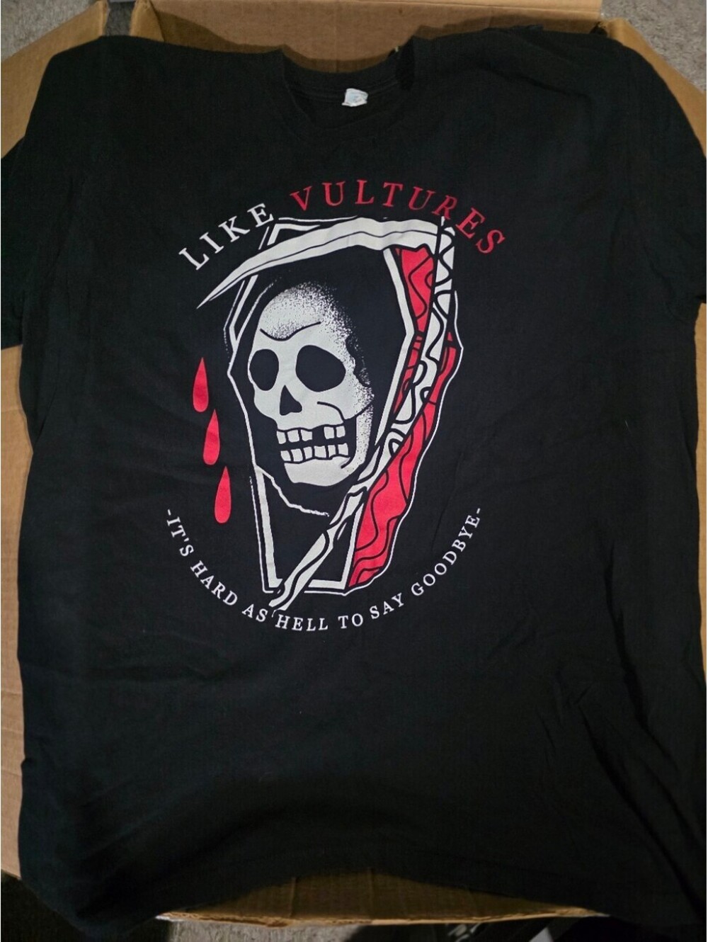 Like Vultures shirt Size XL